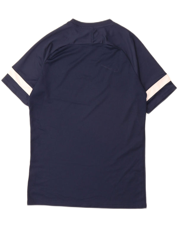 Camiseta masculina Nike Dri Fit Top médio azul marinho Colourblock