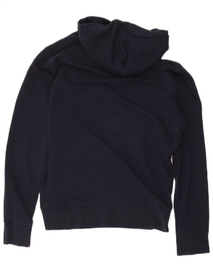 Suéter com capuz masculino Marks & Spencer pequeno azul marinho algodão