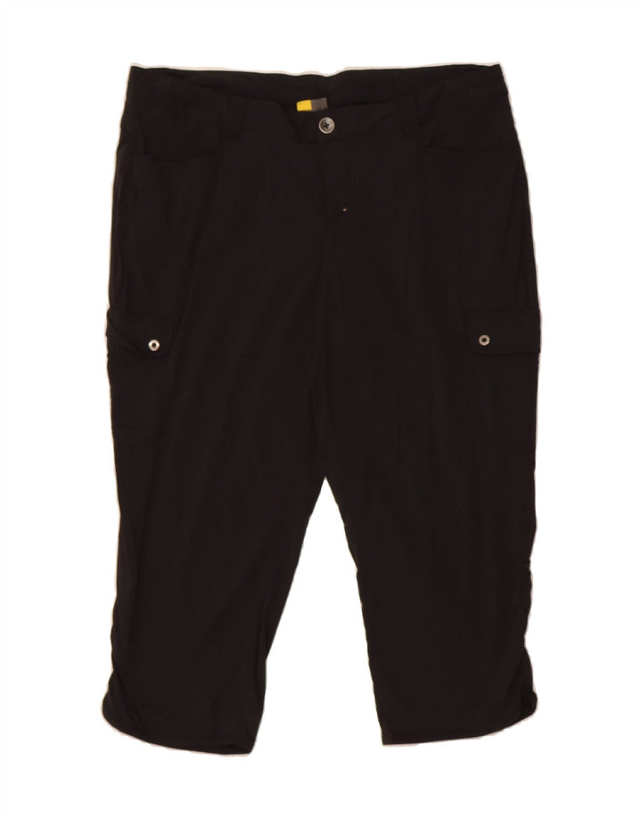 EDDIE BAUER Womens Cargo Bermuda Shorts US 14 XL W37  Black Nylon Vintage Eddie Bauer and Second-Hand Eddie Bauer from Messina Hembry 