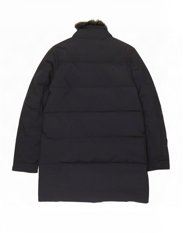 Casaco acolchoado masculino Woolrich UK 38 poliéster azul marinho médio