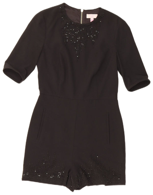 Macacão feminino Ted Baker tamanho 1 XS preto poliéster