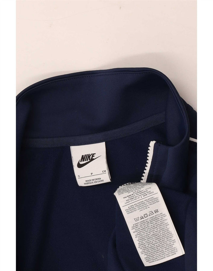 Nike Mens Treino Top Jacket Pequeno Poliéster Azul Marinho