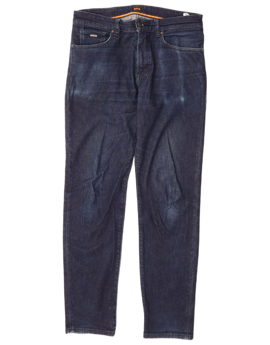 Hugo Boss Jeans Slim Feminino W32 L32 Azul Marinho Algodão