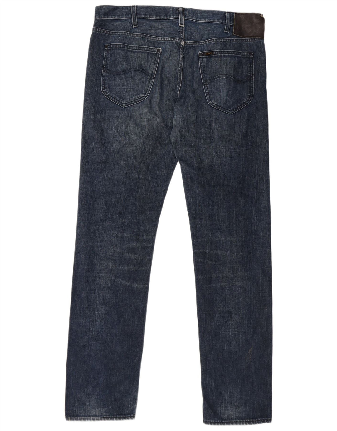 LEE Masculino Daren Straight Jeans W36 L34 Azul Algodão