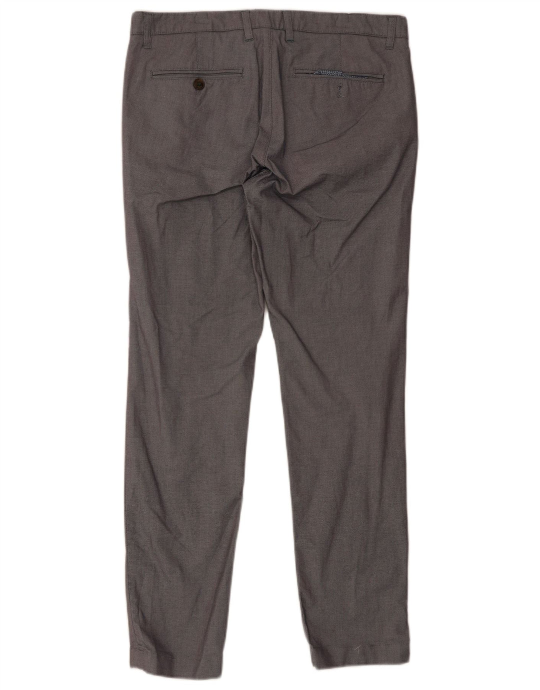 Calça masculina slim Ted Baker W34 L31 algodão cinza