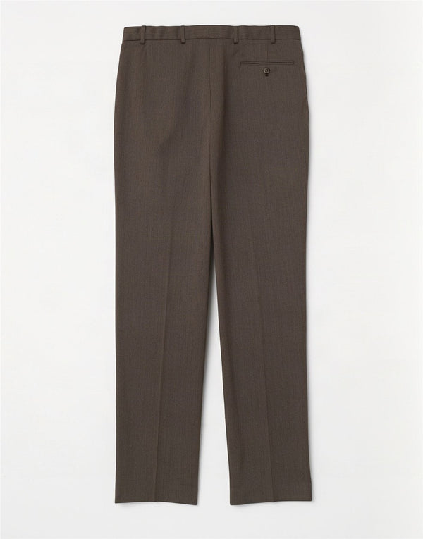 Calça feminina de terno Marks & Spencer W36 L33 lã cinza