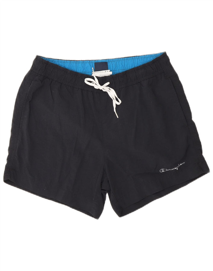 Shorts de natação masculino Champion médio preto poliamida