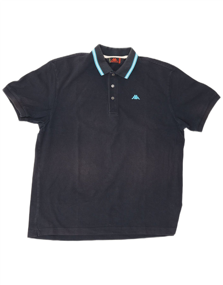 Camisa polo masculina Kappa 2XL azul marinho