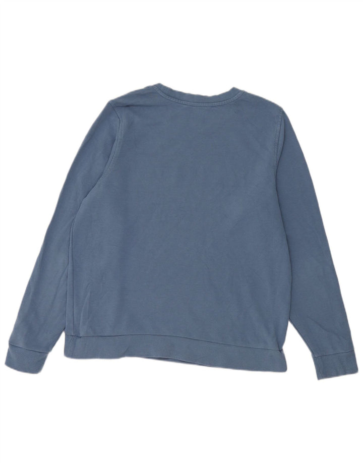 Suéter feminino Marks & Spencer Reino Unido 14 algodão azul médio