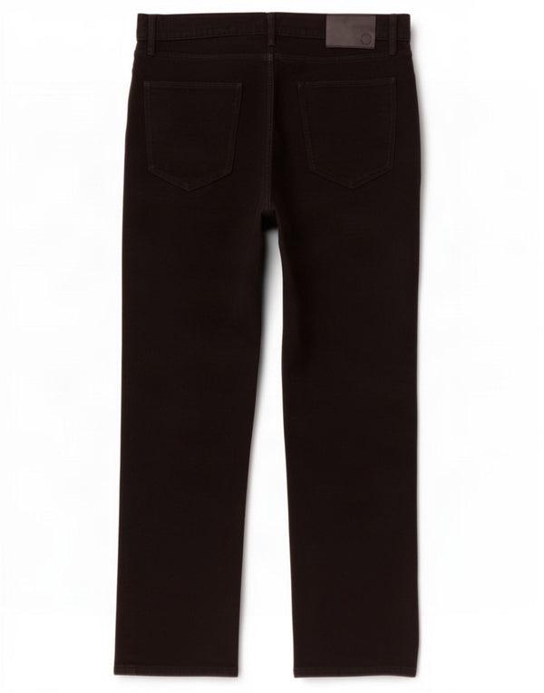 Calça masculina reta casual Marks & Spencer W34 L29 algodão preto