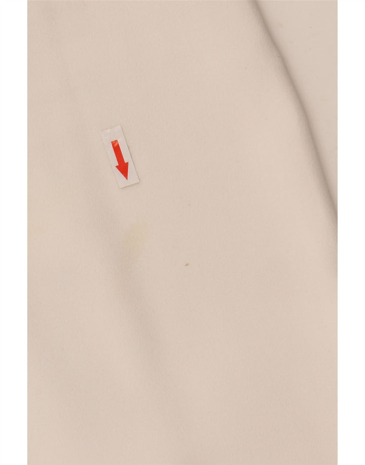 Calça feminina casual Zara Flare pequena W26 L25 branca
