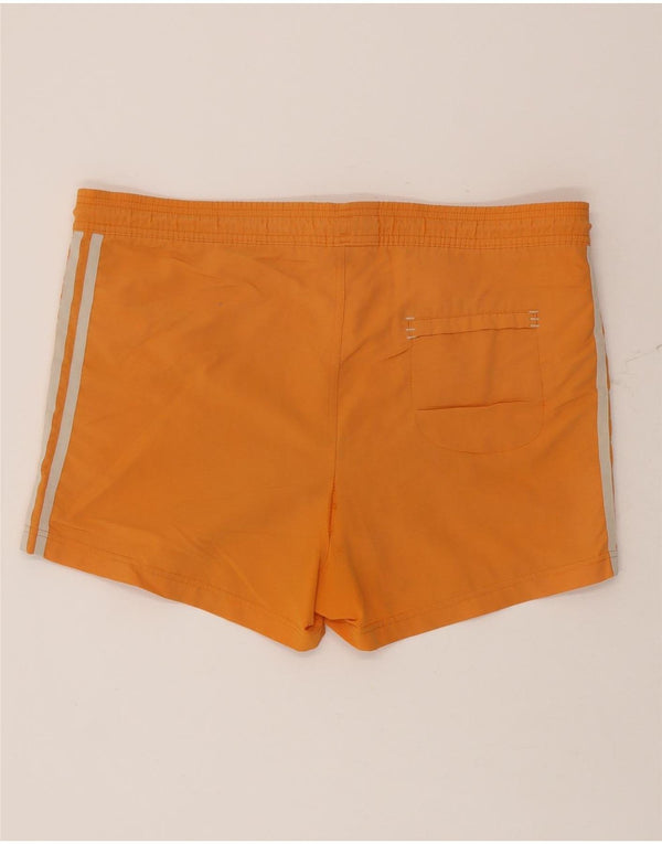 Shorts de natação masculino Adidas médio laranja poliamida