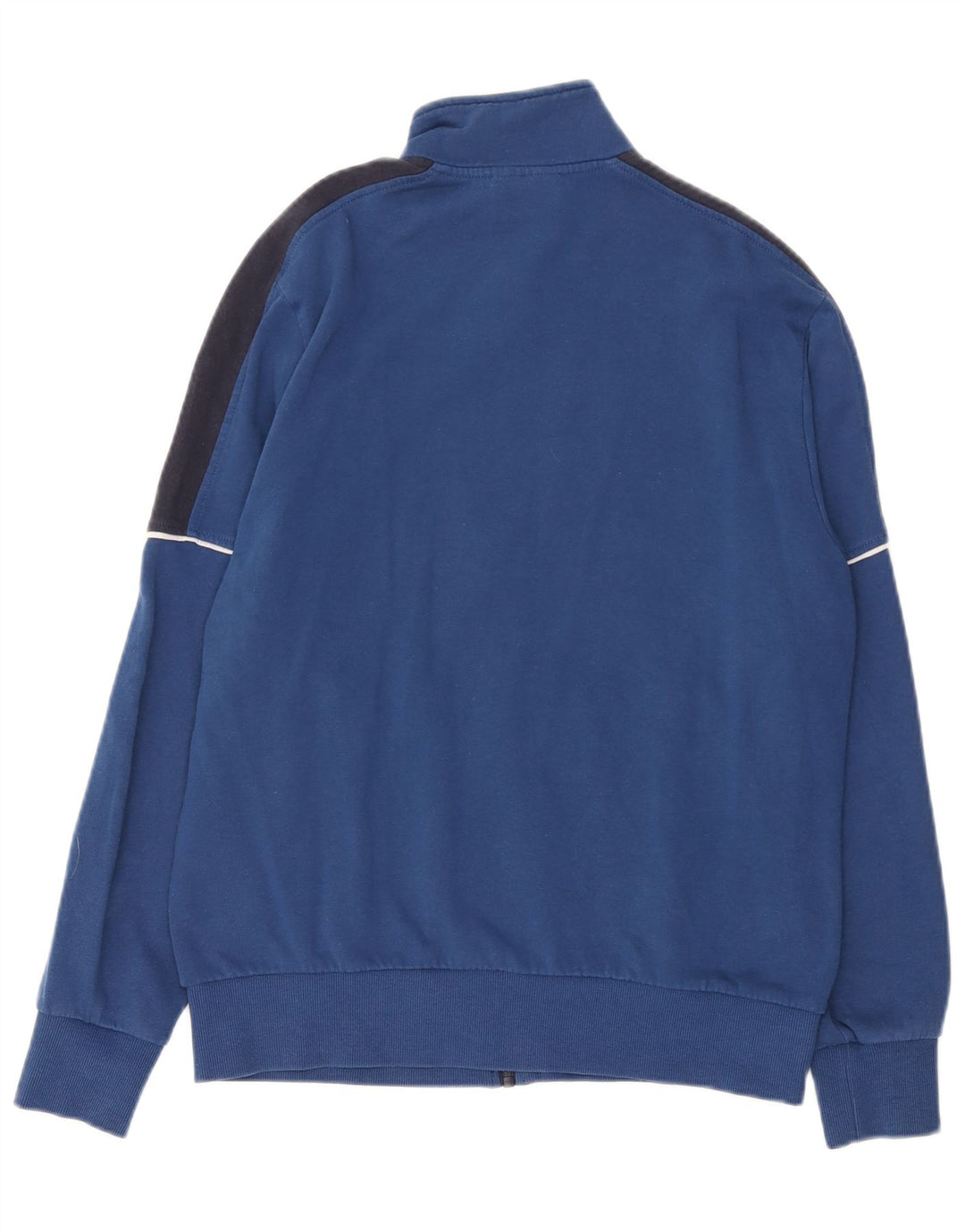 Lotto Mens Treino Top Jaqueta Grande Azul Colorblock Algodão