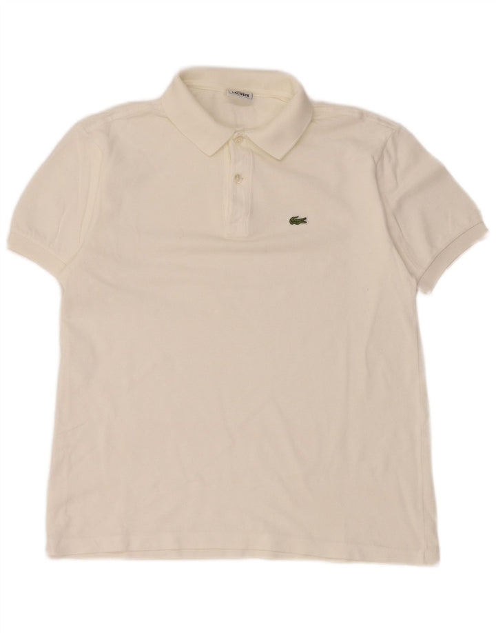 Polo LACOSTE Menino 15-16 Anos Algodão Branco