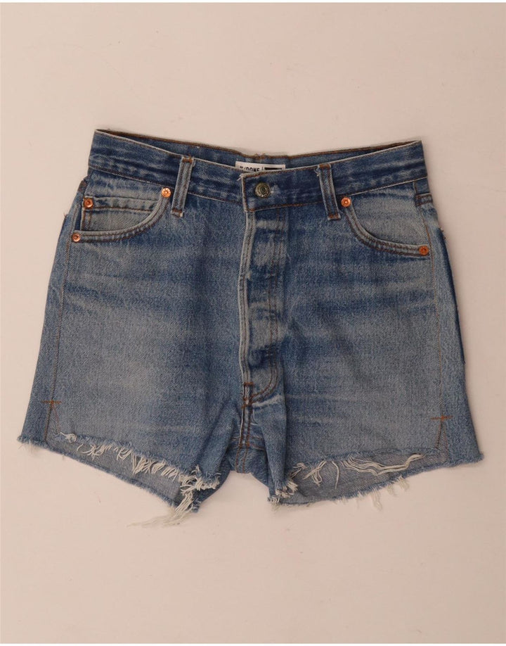 Shorts jeans feminino Levi's W25 XS azul algodão