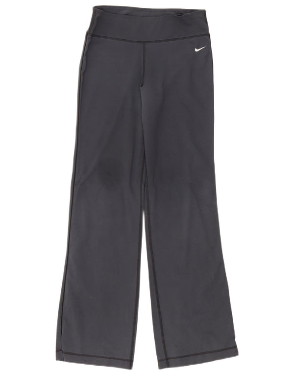 Calça Nike Dri Fit Feminina UK 10 Pequena Cinza