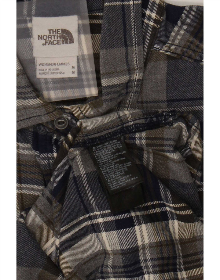 Camisa feminina de flanela The North Face Reino Unido 14 algodão xadrez médio multicolorido