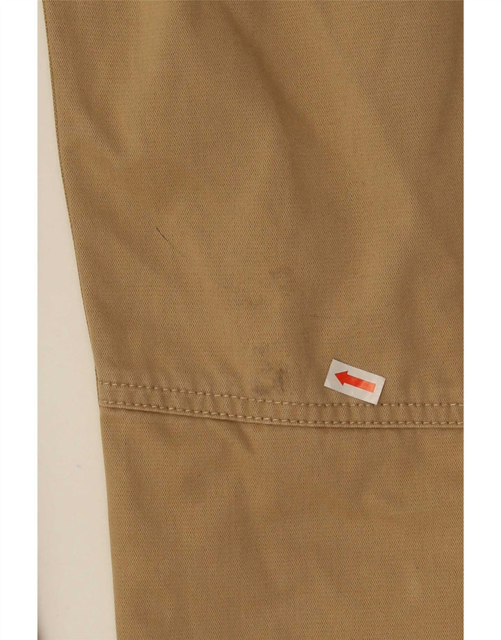 Calça cargo masculina Timberland W32 L33 algodão cáqui