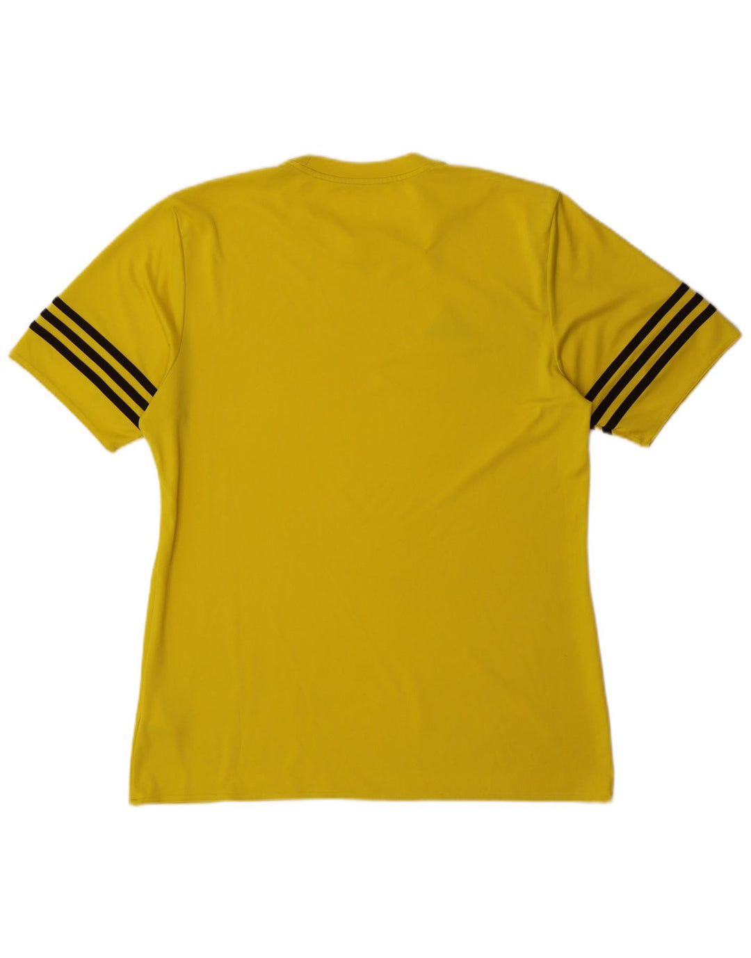 Adidas Mens Climalite Camiseta Top Grande Poliéster Amarelo