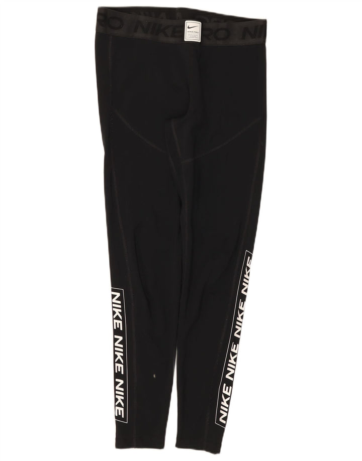 Leggings Nike Dri Fit Graphic UK 14 Grande Poliéster Preto