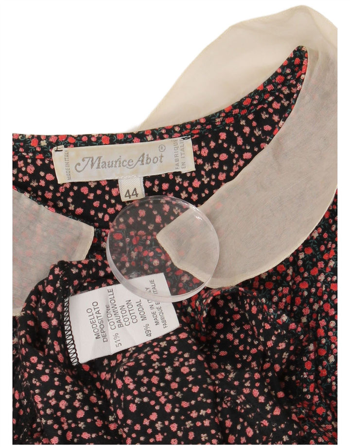 Blusa feminina MAURICE ABOT manga comprida IT 44 médio vermelho floral