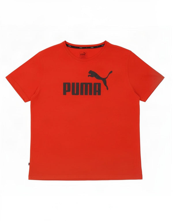 Puma Camiseta Masculina Graphic Top XL Algodão Vermelho