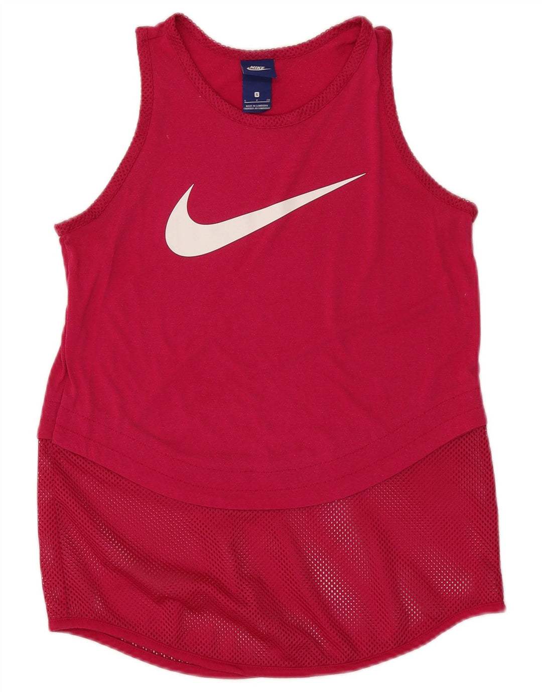 Colete gráfico feminino Nike UK 10 pequeno rosa