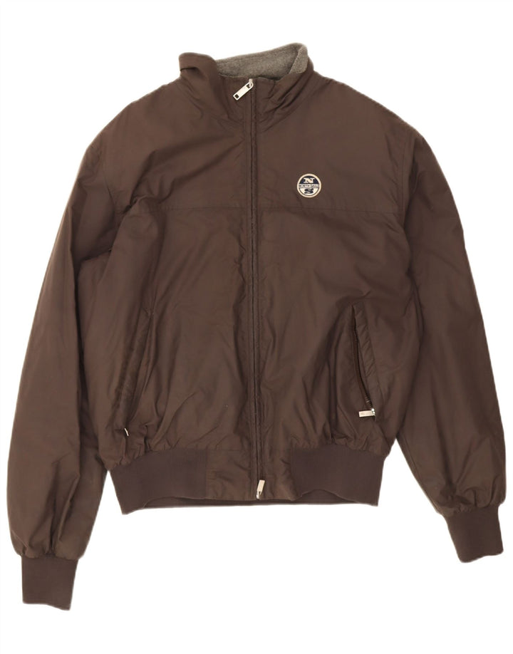 Jaqueta bomber masculina North Sails UK 40 grande poliamida marrom