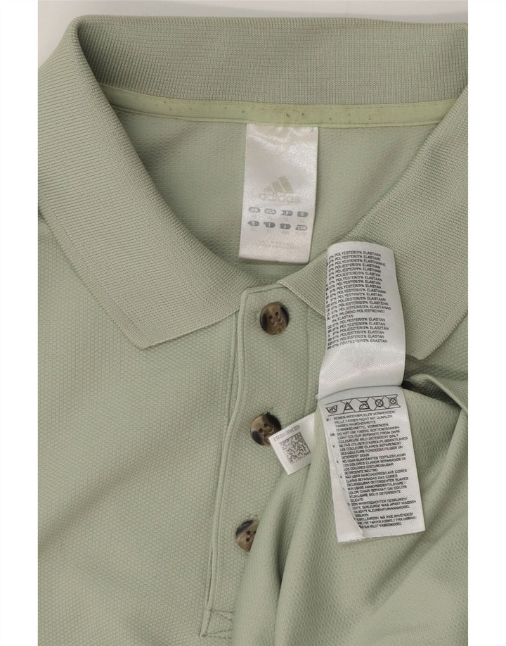 Camisa Polo Masculina Adidas XL Verde Poliéster