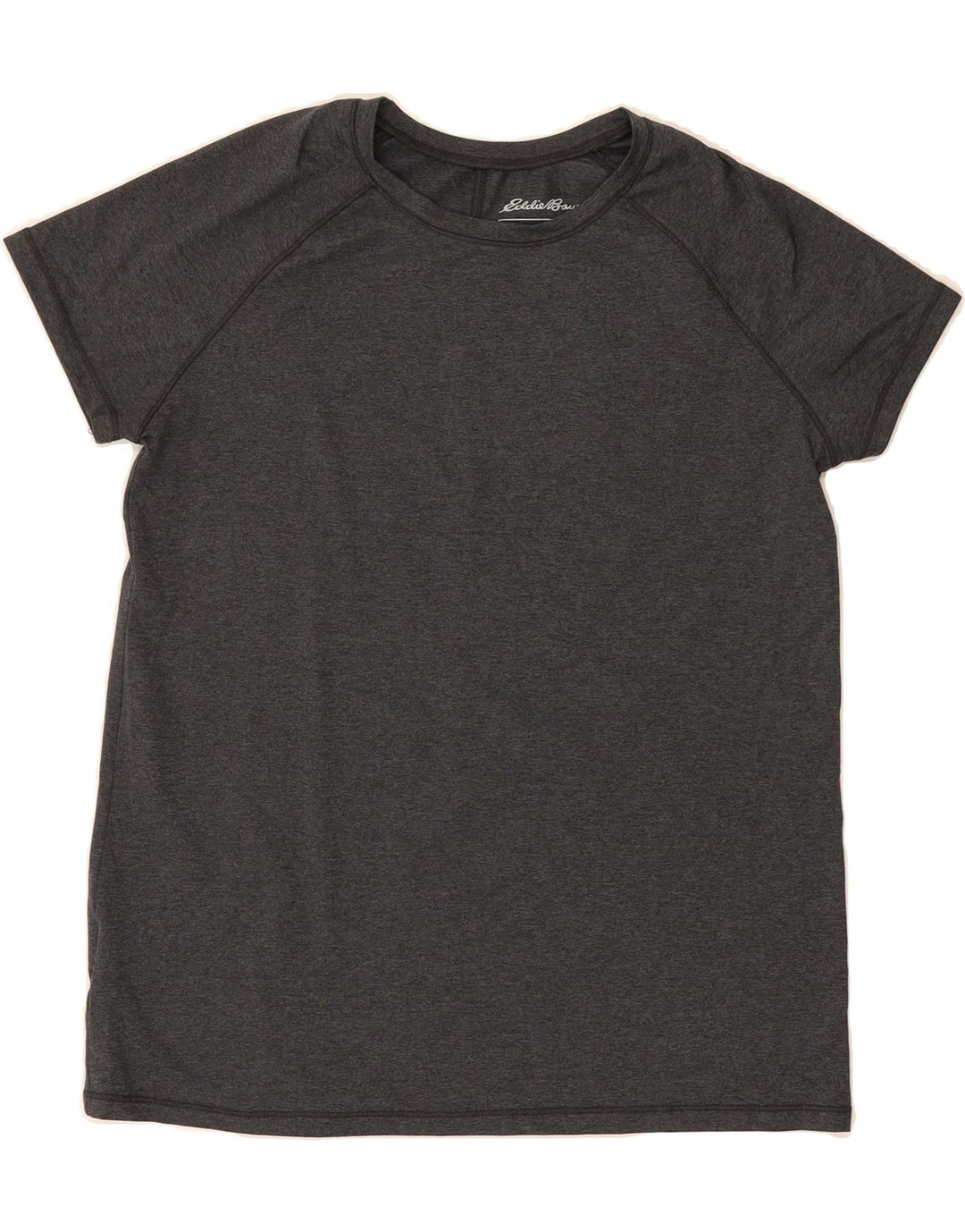 EDDIE BAUER Womens T-Shirt Top UK 10 Small Grey Vintage Eddie Bauer and Second-Hand Eddie Bauer from Messina Hembry 