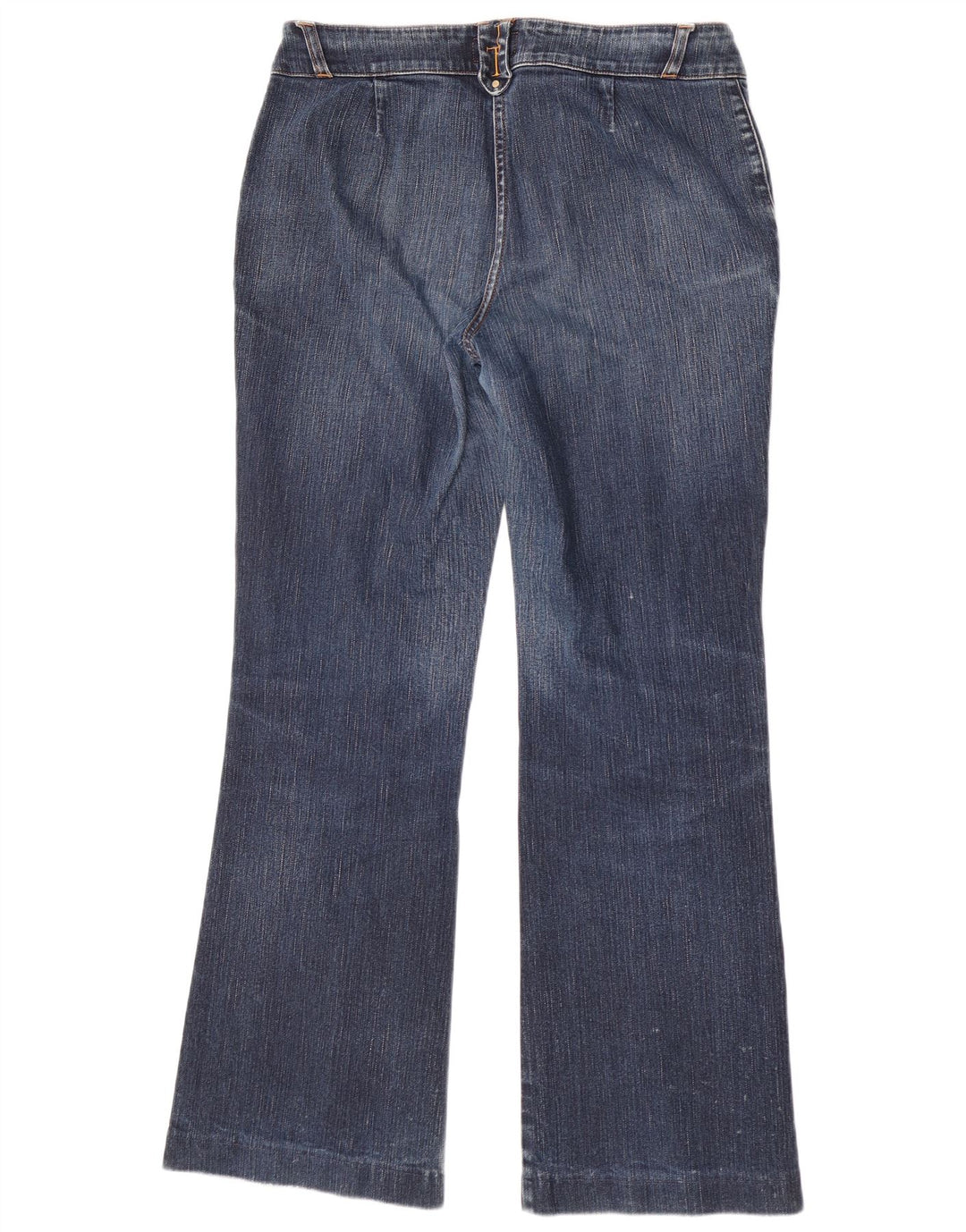 Jeans Bootcut feminino Trussardi W27 L30 azul algodão