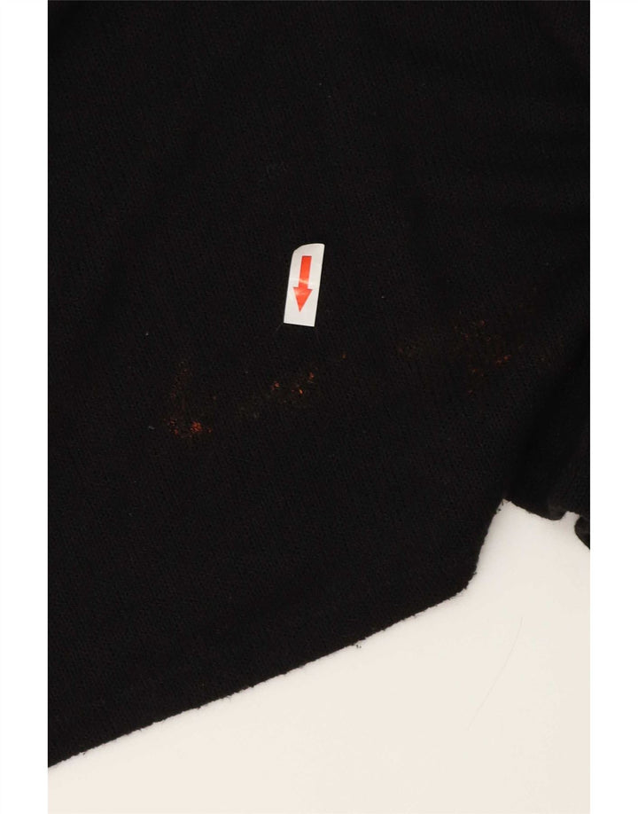 Blusa Poncho Feminina Zara Top UK 14 Médio Preto Viscose