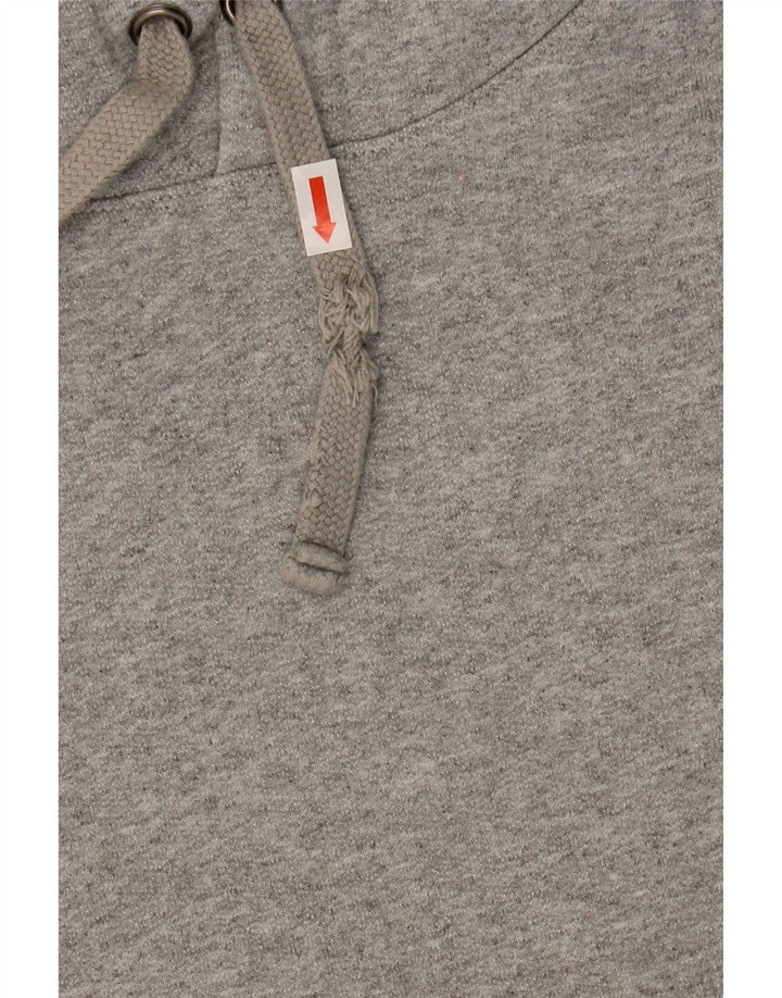 Jumper masculino com capuz Champion algodão cinza médio