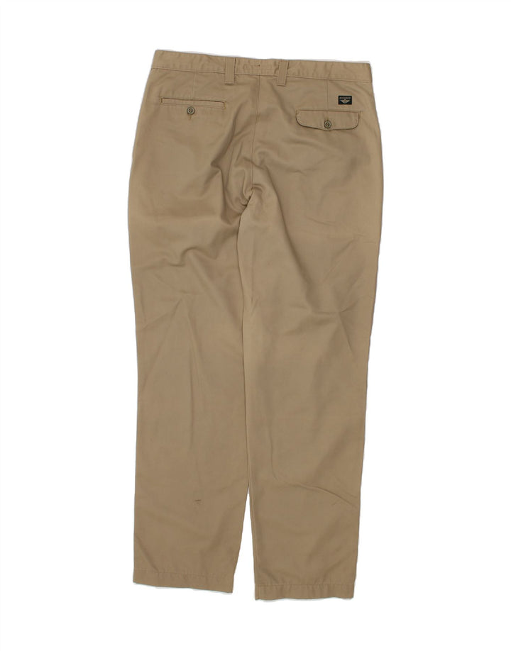 DOCKERS Mens Khakis Pegged Chino Trousers W38 L34  Beige Cotton Vintage Dockers and Second-Hand Dockers from Messina Hembry 
