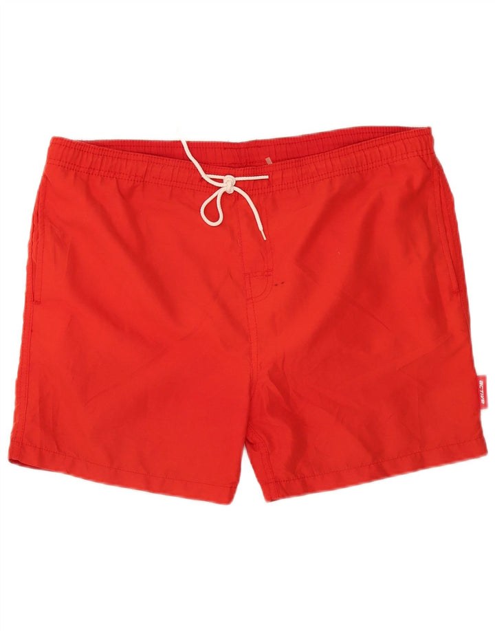 Shorts de natação masculino Mountain Warehouse poliéster vermelho médio