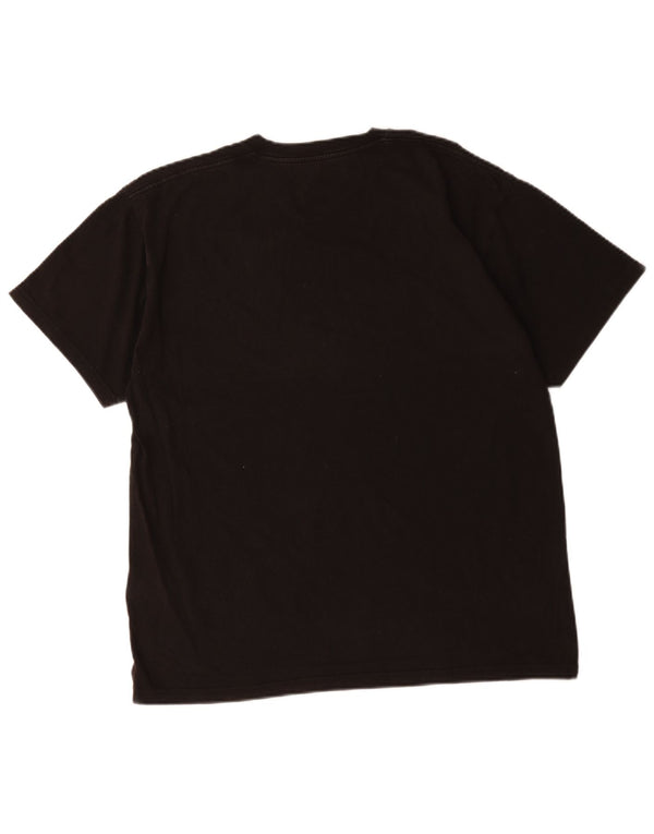 Camiseta Vans masculina gráfica grande algodão preto