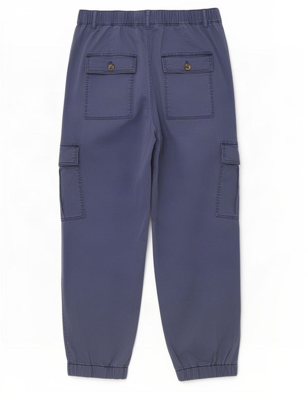 Calça Capri Cargo Feminina Marks & Spencer Reino Unido 12 Médio W30 L21 Azul