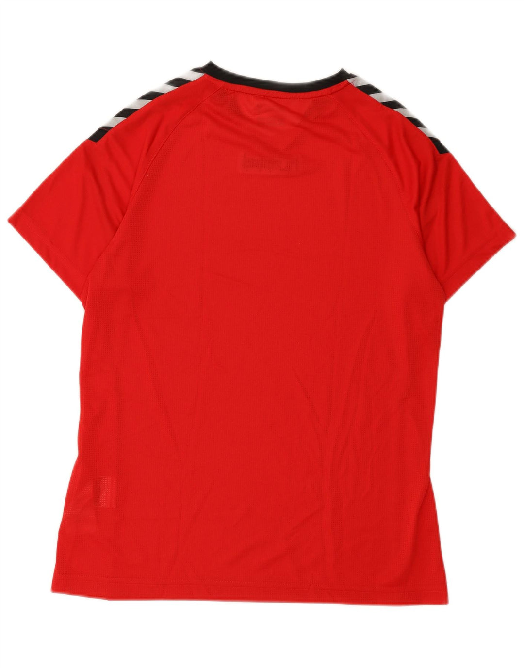 Hummel Camiseta masculina gráfica grande poliéster vermelho