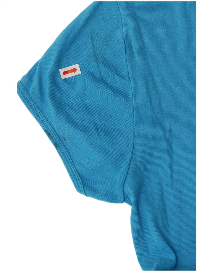 Camiseta feminina CHAMPION UK 18 XL algodão azul