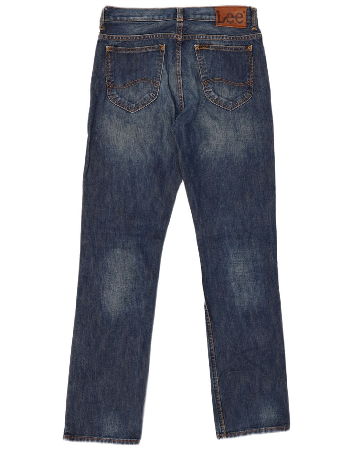 LEE Boys Chuck Straight Jeans 13-14 Anos W28 L31 Azul Algodão