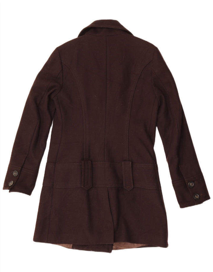 Sobretudo feminino Benetton IT 42 lã marrom médio