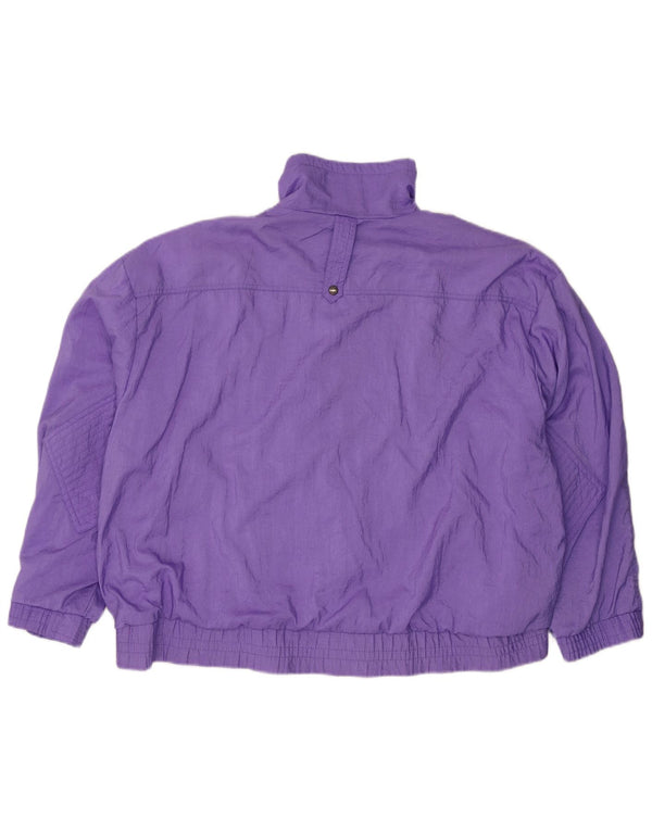 Jaqueta de chuva feminina grande Rodeo EU 42 nylon roxo grande
