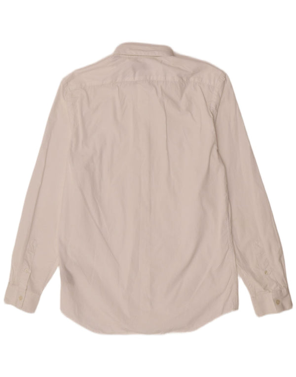 Camisa masculina sob medida Burberry tamanho 15 1/2 39 algodão branco médio clássico