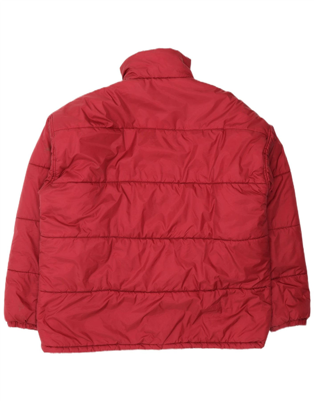 Jaqueta acolchoada masculina vintage UK 42 XL vermelha