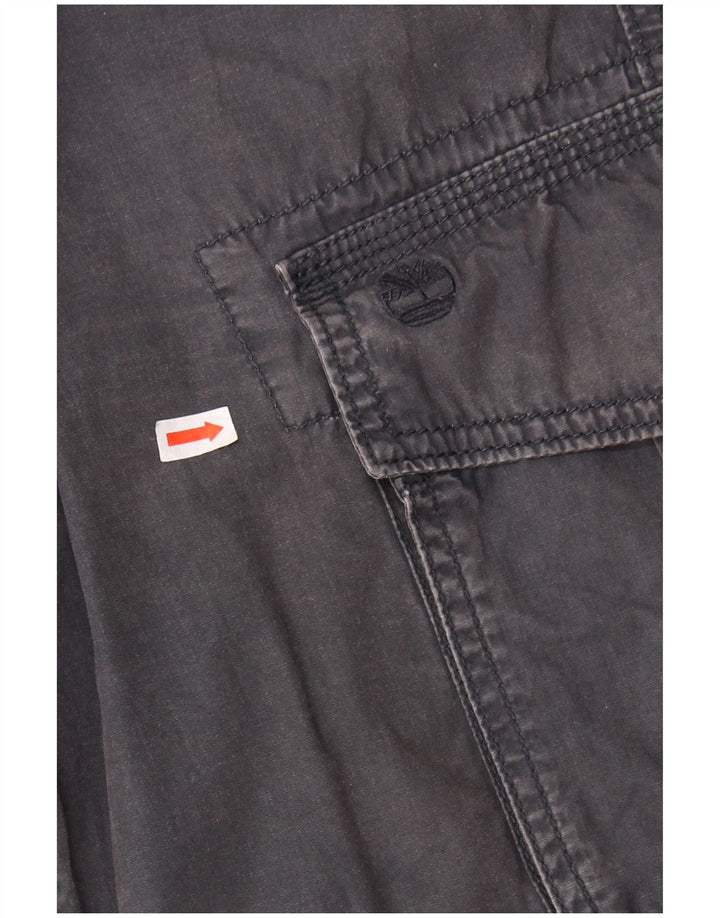 Timberland Mens Cargo Shorts W30 Médio Algodão Azul Marinho