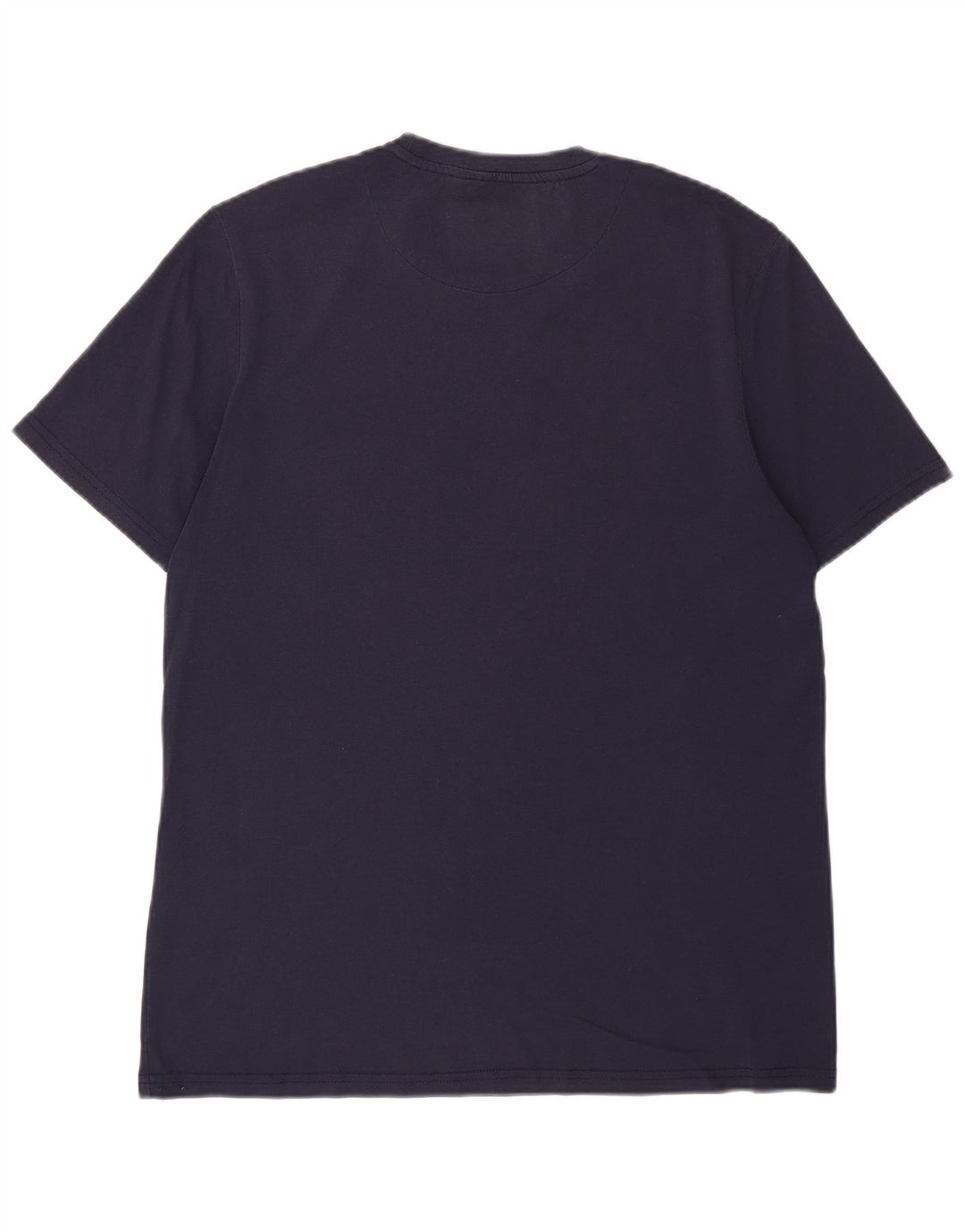 Camiseta masculina LYLE & SCOTT Top médio algodão azul marinho