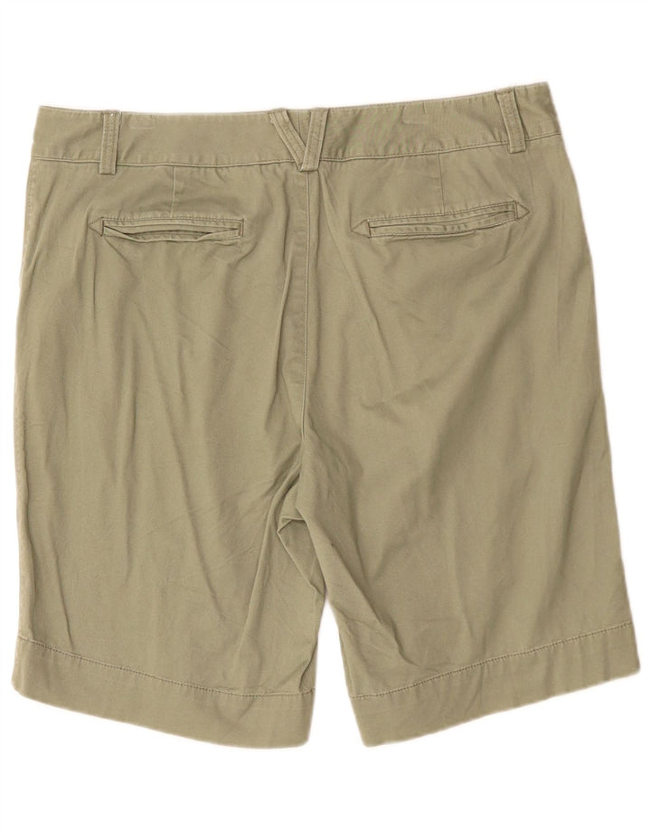 Shorts Chino feminino DOCKERS US 14 XL W36 algodão cáqui