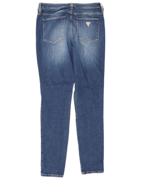 Guess Jeans Skinny Feminino W30 L30 Azul Algodão