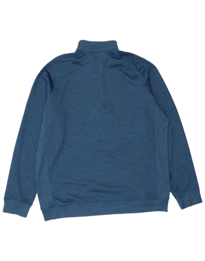 Under Armour Masculino Zip Neck Moletom Jumper XL Azul