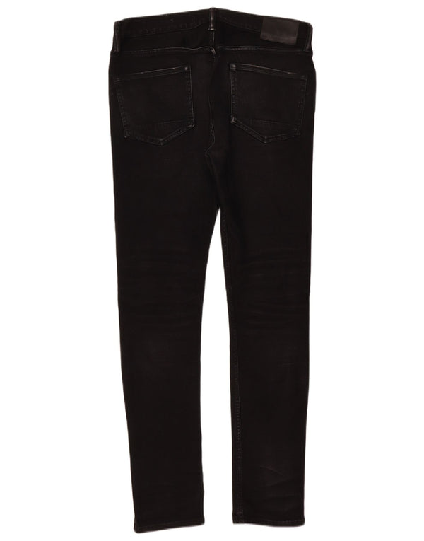 All Saints Jeans Skinny Masculino W32 L32 Algodão Preto